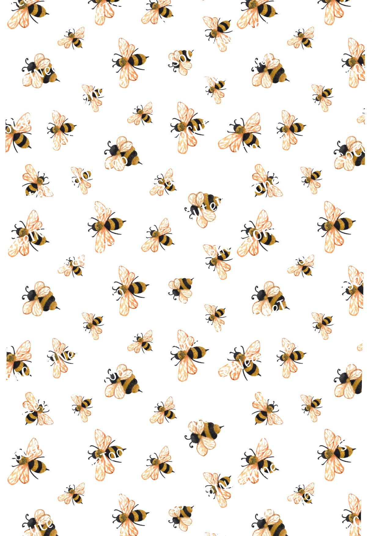 BEE Waterslide Paper - SoCuteINeedOneToo