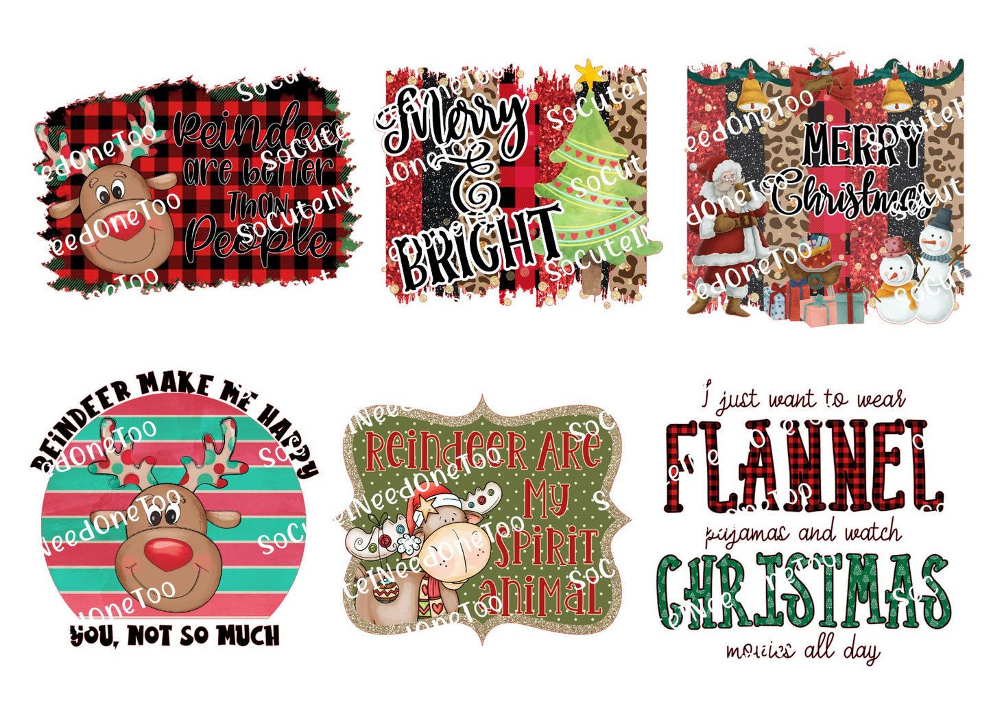 Christmas #10 Waterslide Decals - SoCuteINeedOneToo