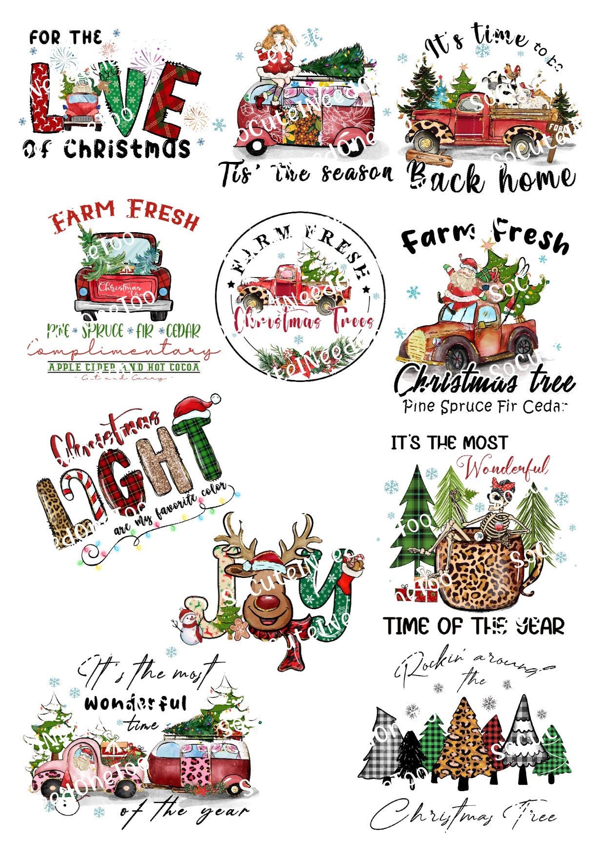 For The Love Of Christmas Waterslides - SoCuteINeedOneToo