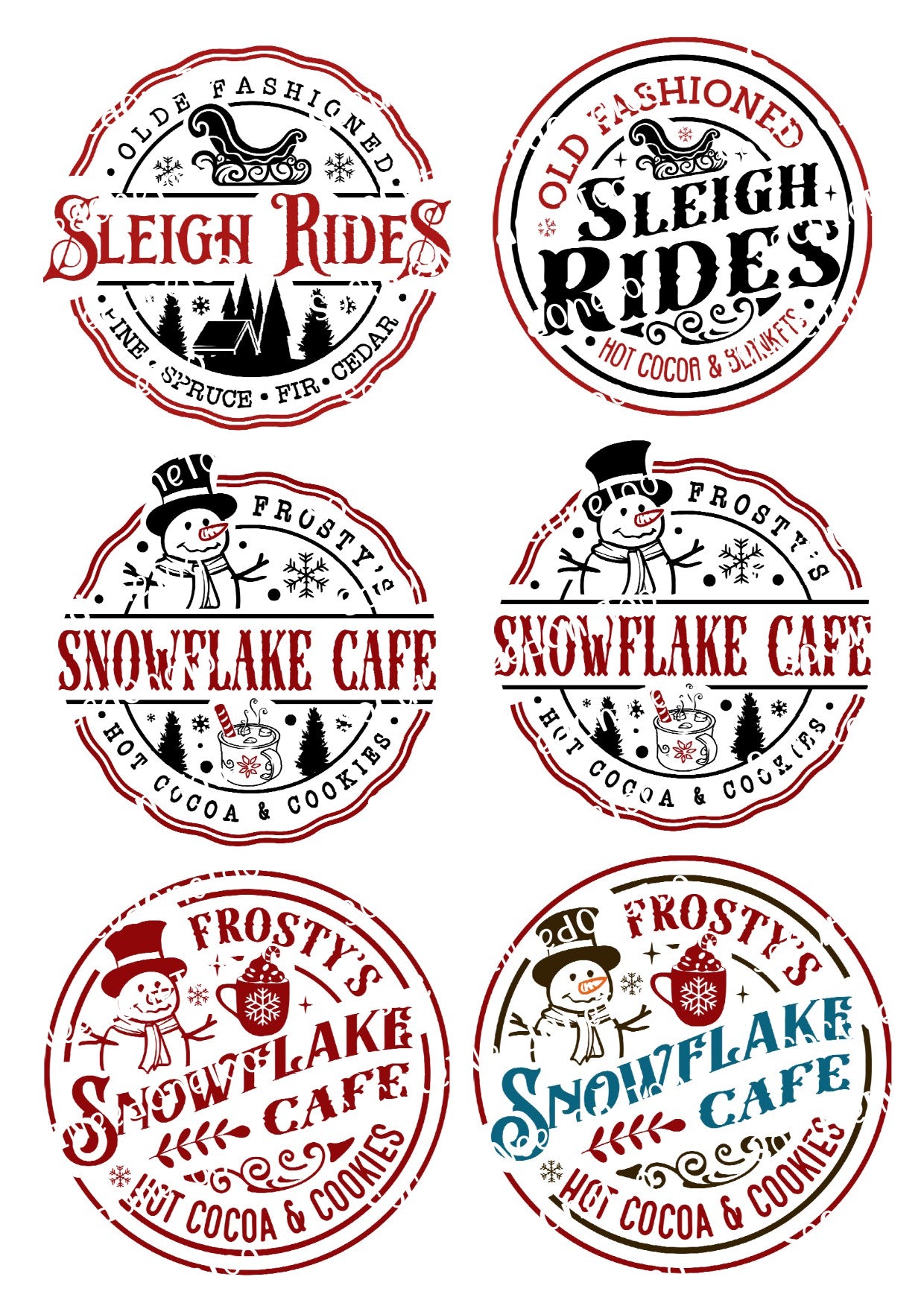 Frosty The Snowman Waterslide Decals - SoCuteINeedOneToo