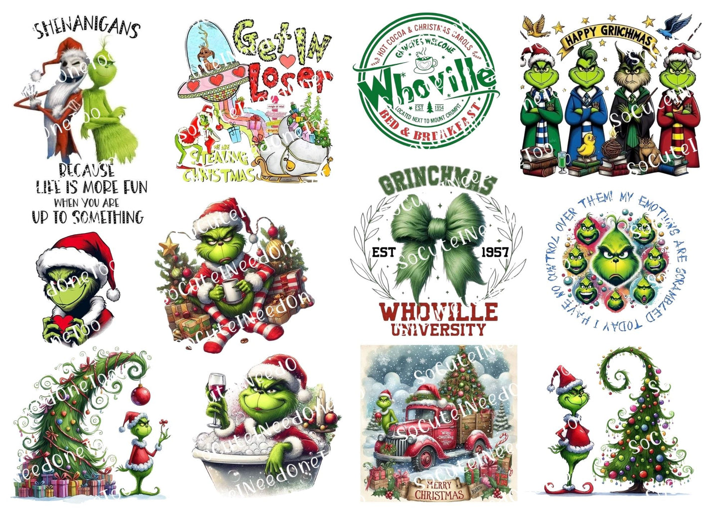 Grinch #41 Waterslide Decals