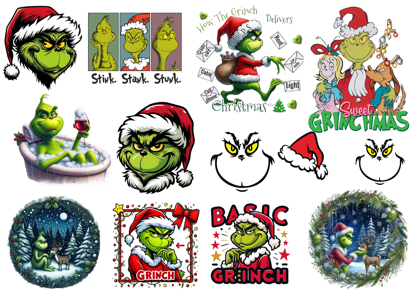 Grinch #42 Waterslide Decals - SoCuteINeedOneToo