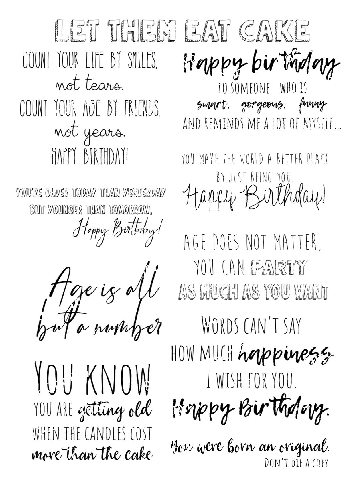 Happy Birthday Waterslide Decals – Birthday Celebration Designs for Tumblers