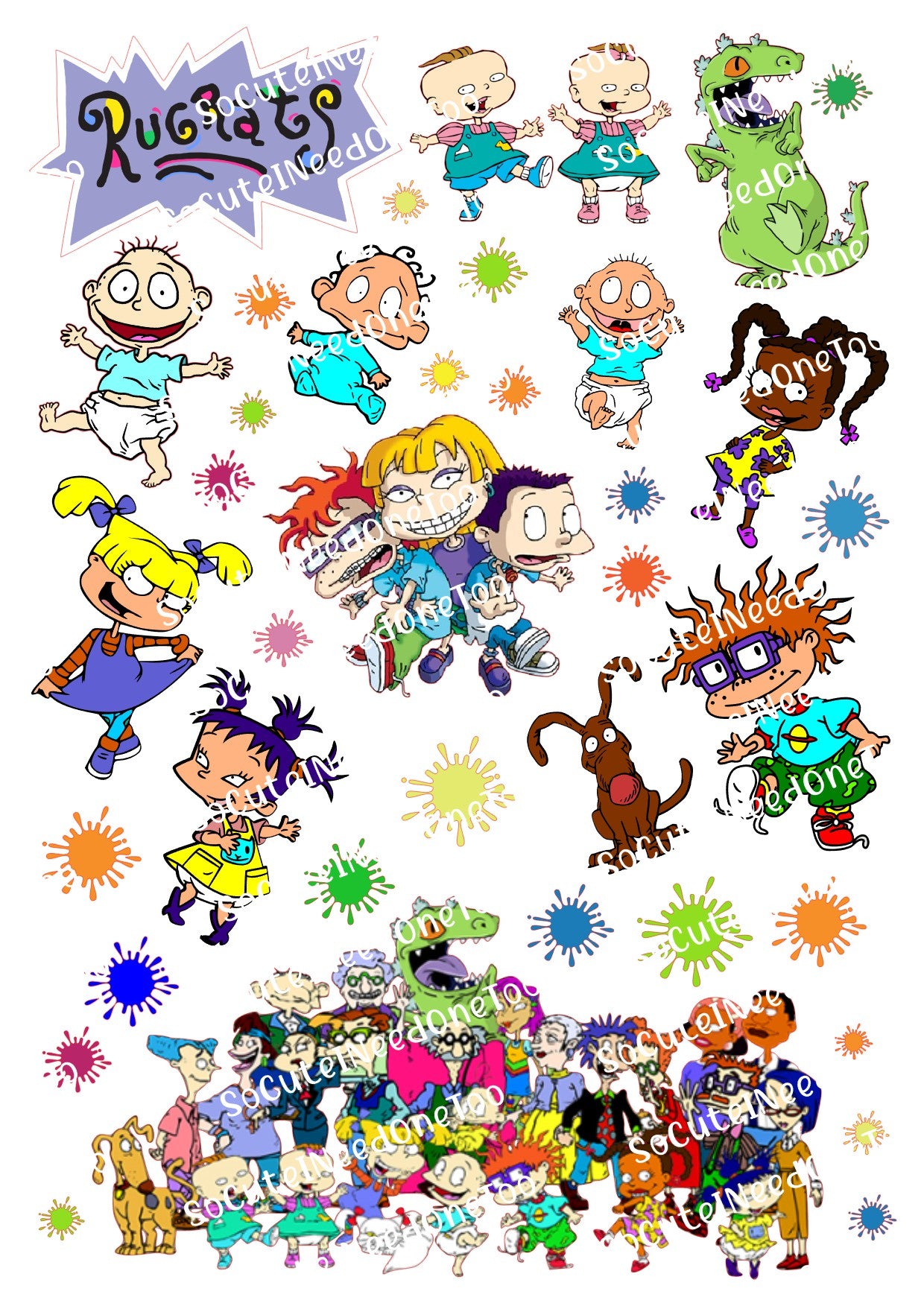 RUGRATS #5 Waterslide Decals - SoCuteINeedOneToo