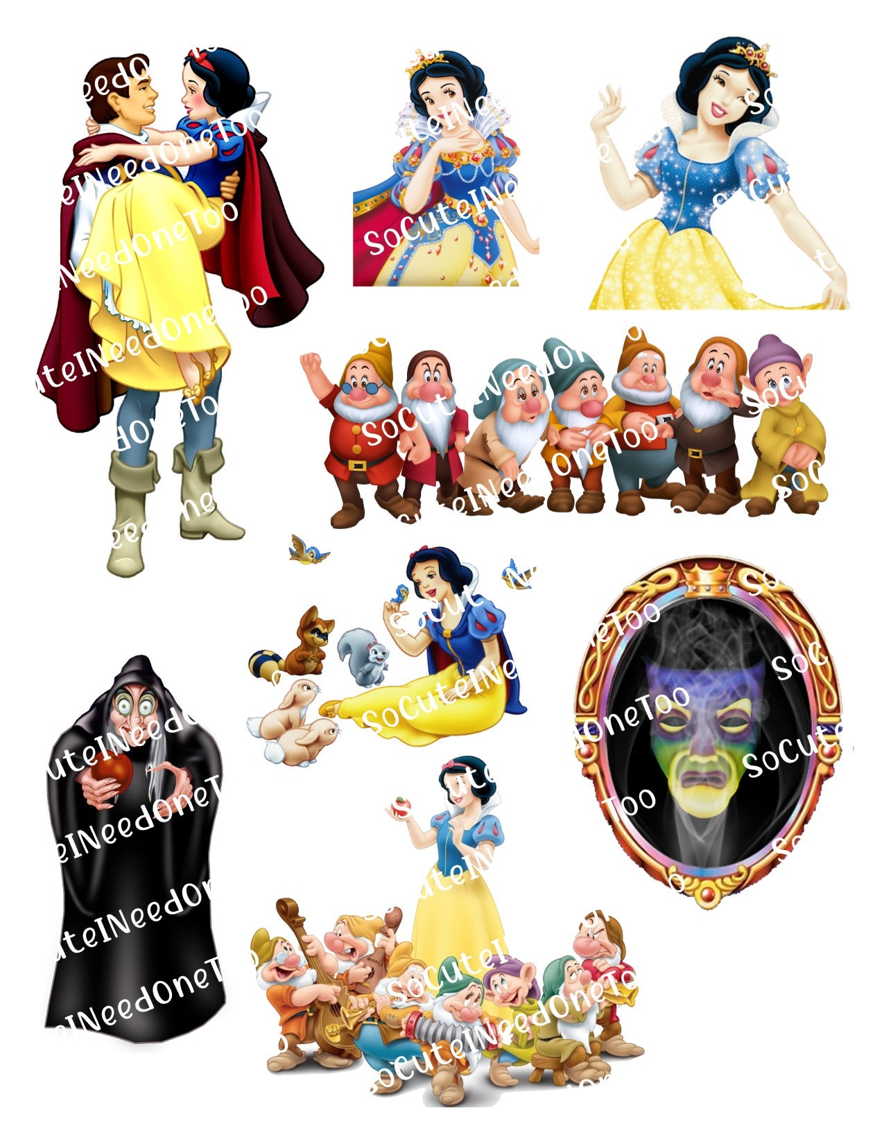 Snow White & The Seven Dwarfs Waterslides
