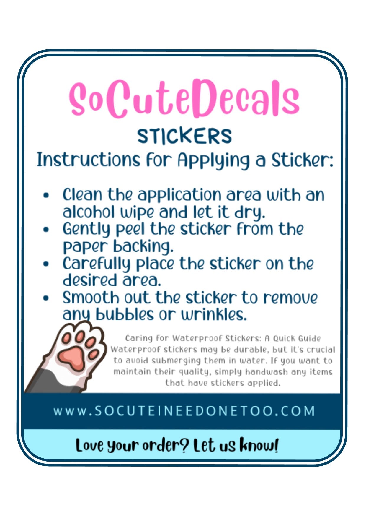 Stickers - SoCuteINeedOneToo