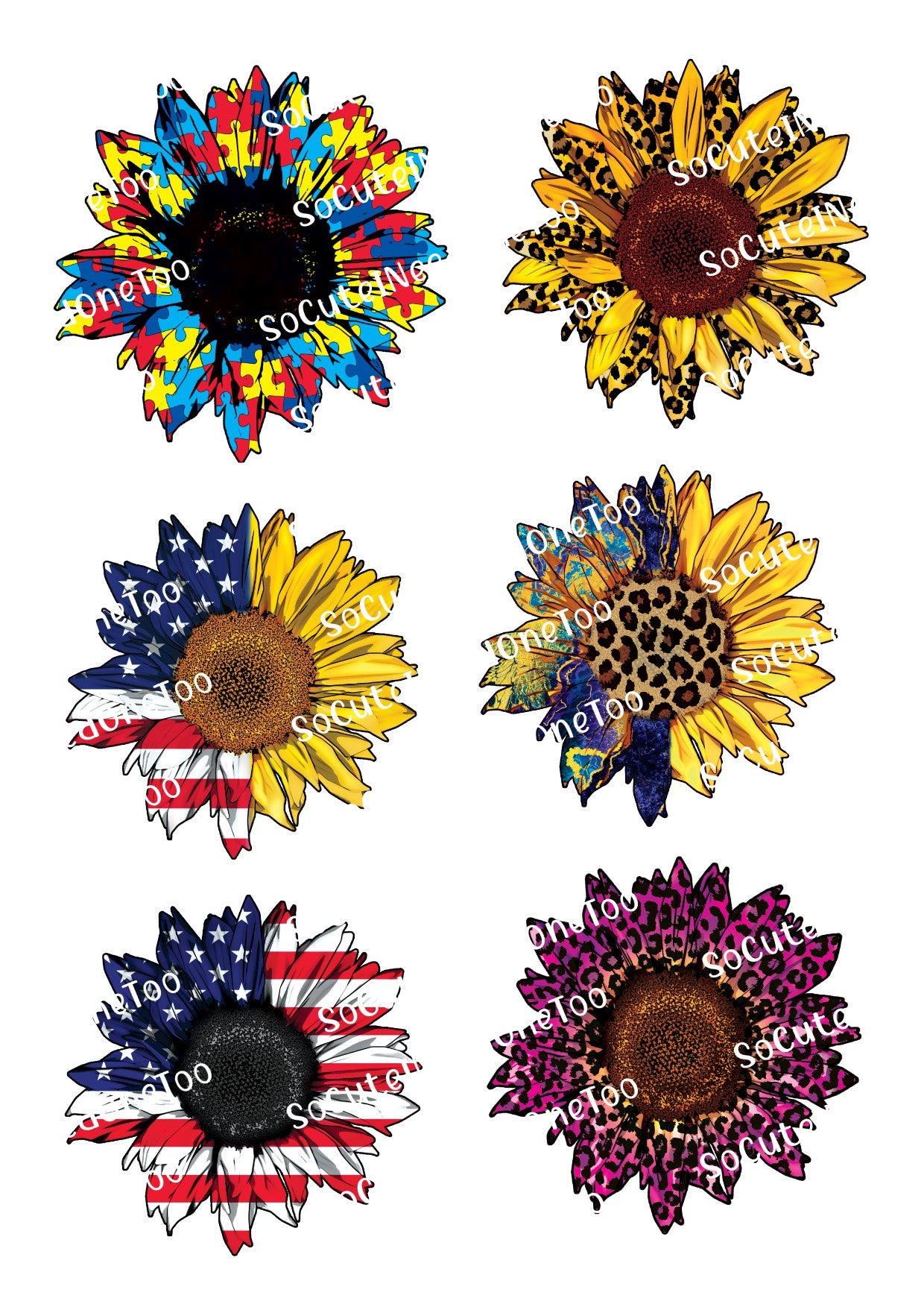 Calcomanías para toboganes de agua Girasoles n.° 1
