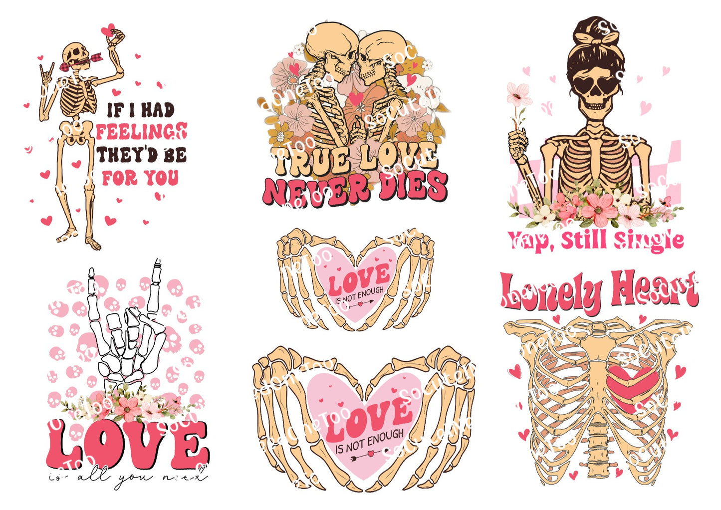 Valentine's Day - Love Never Dies Decals - SoCuteINeedOneToo