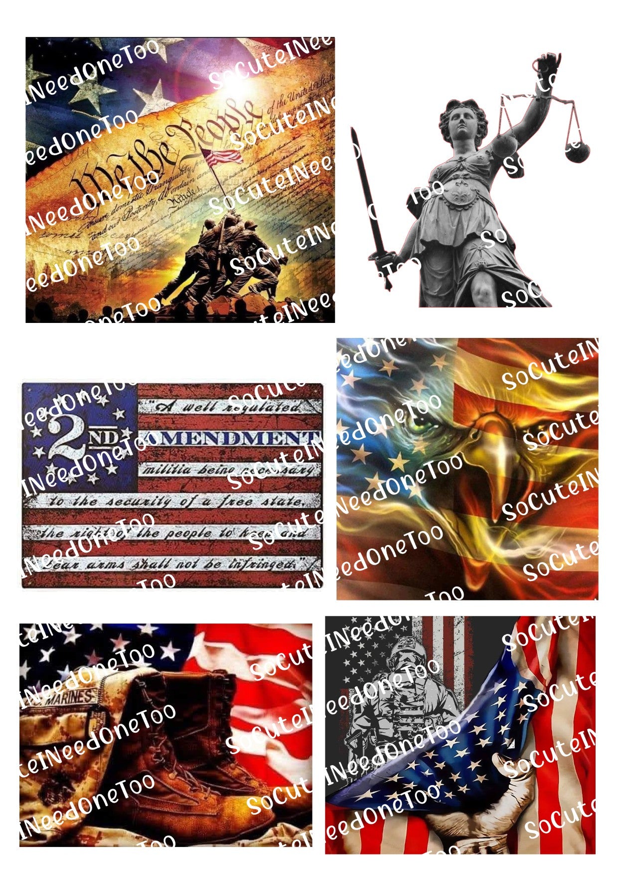 We The People #2 Waterslide Decals - SoCuteINeedOneToo