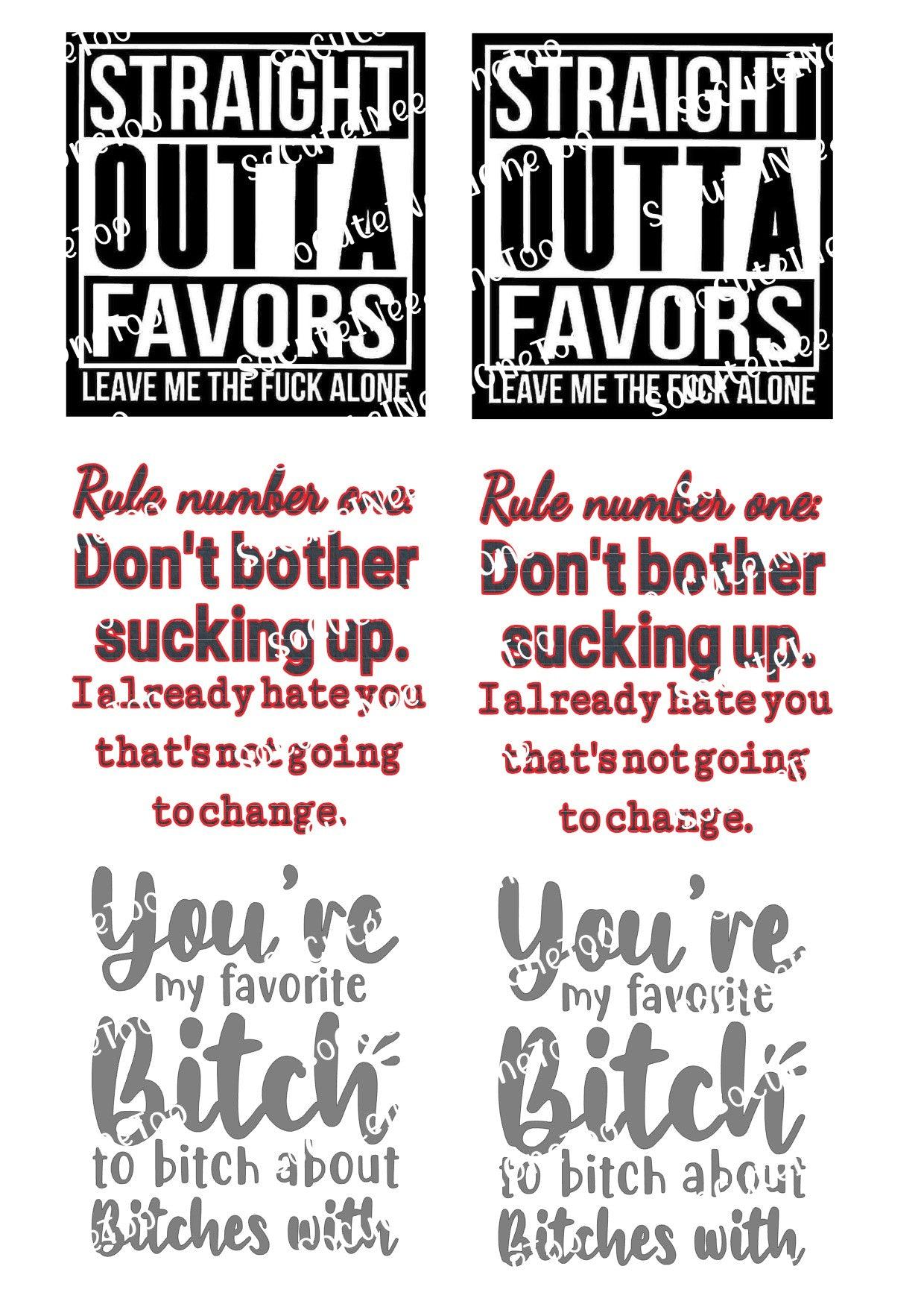 Adult Fun #12 Waterslide Decals - SoCuteINeedOneToo