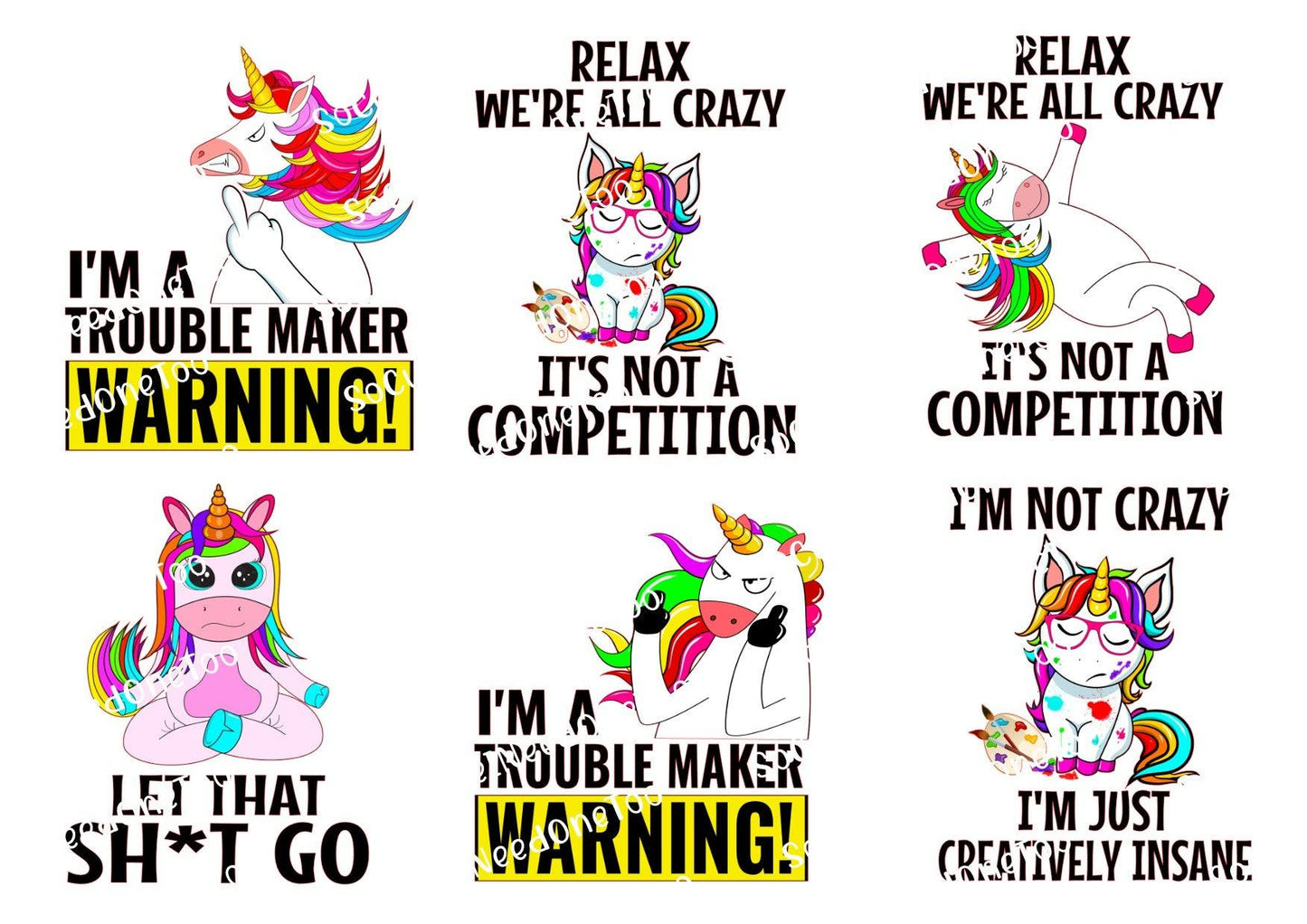 Adult Fun #5 Waterslide Decals - SoCuteINeedOneToo