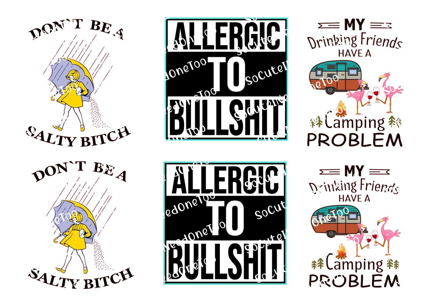 Adult Fun #9 Waterslide Decals - SoCuteINeedOneToo