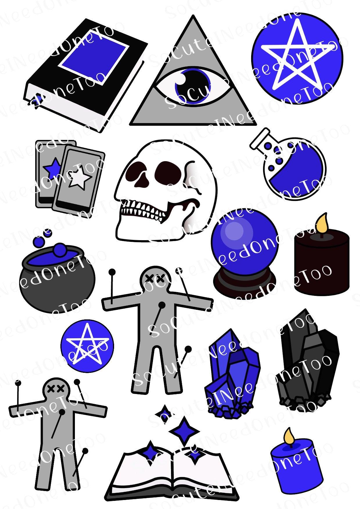 Black Magic Spells Waterslide Decals - SoCuteINeedOneToo