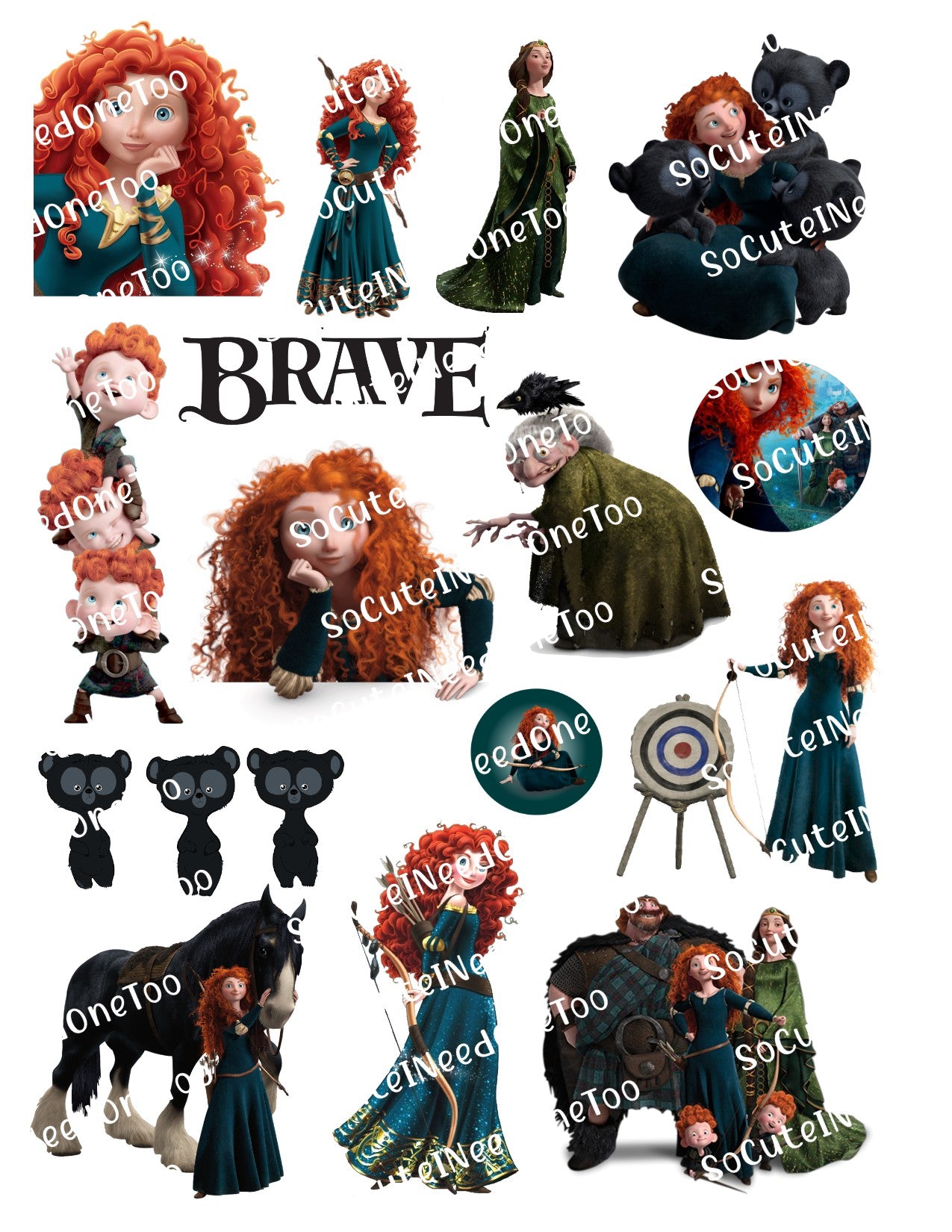 Brave Waterslide Decals - SoCuteINeedOneToo