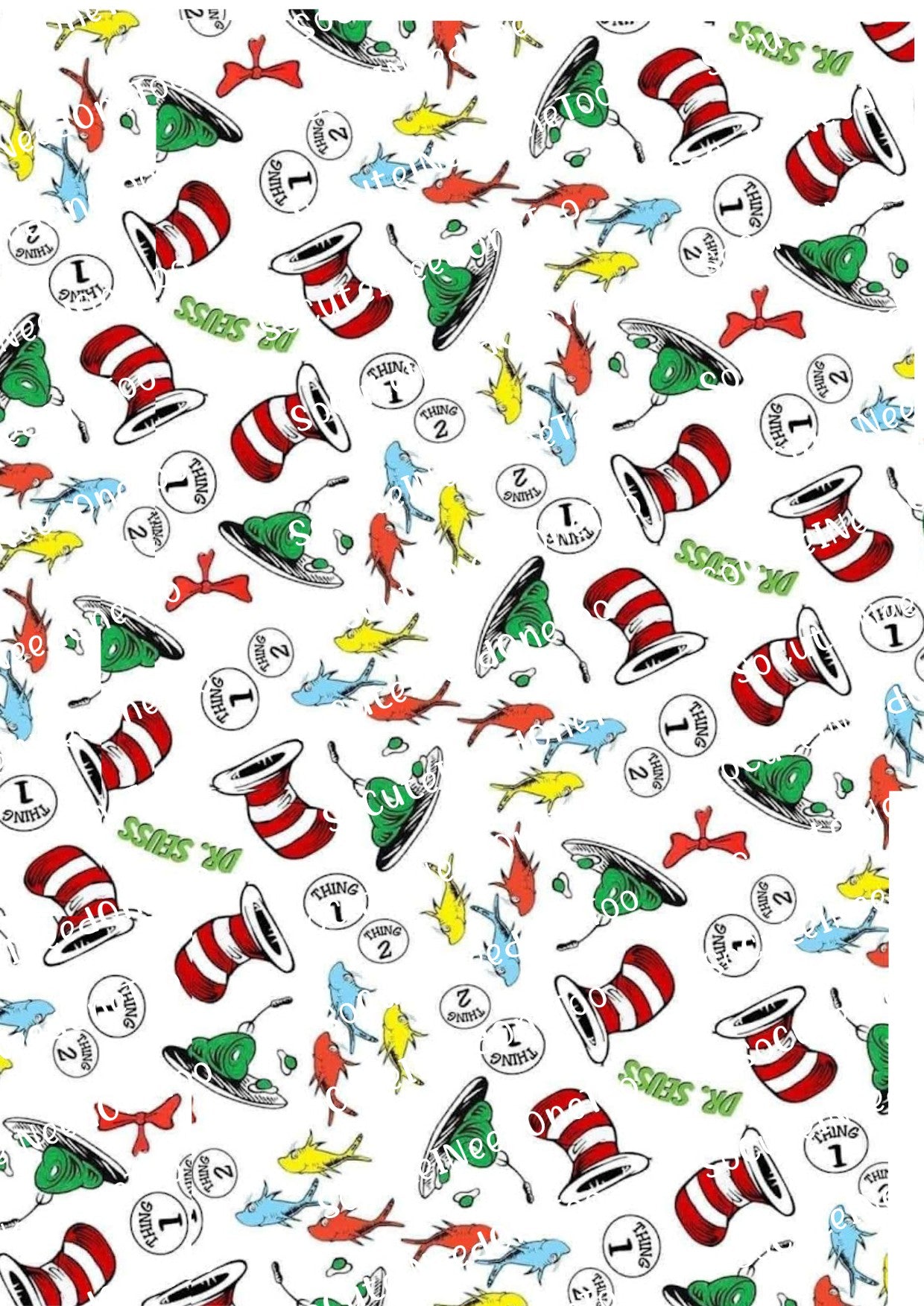 Cat In The Hat Paper Waterslides - SoCuteINeedOneToo