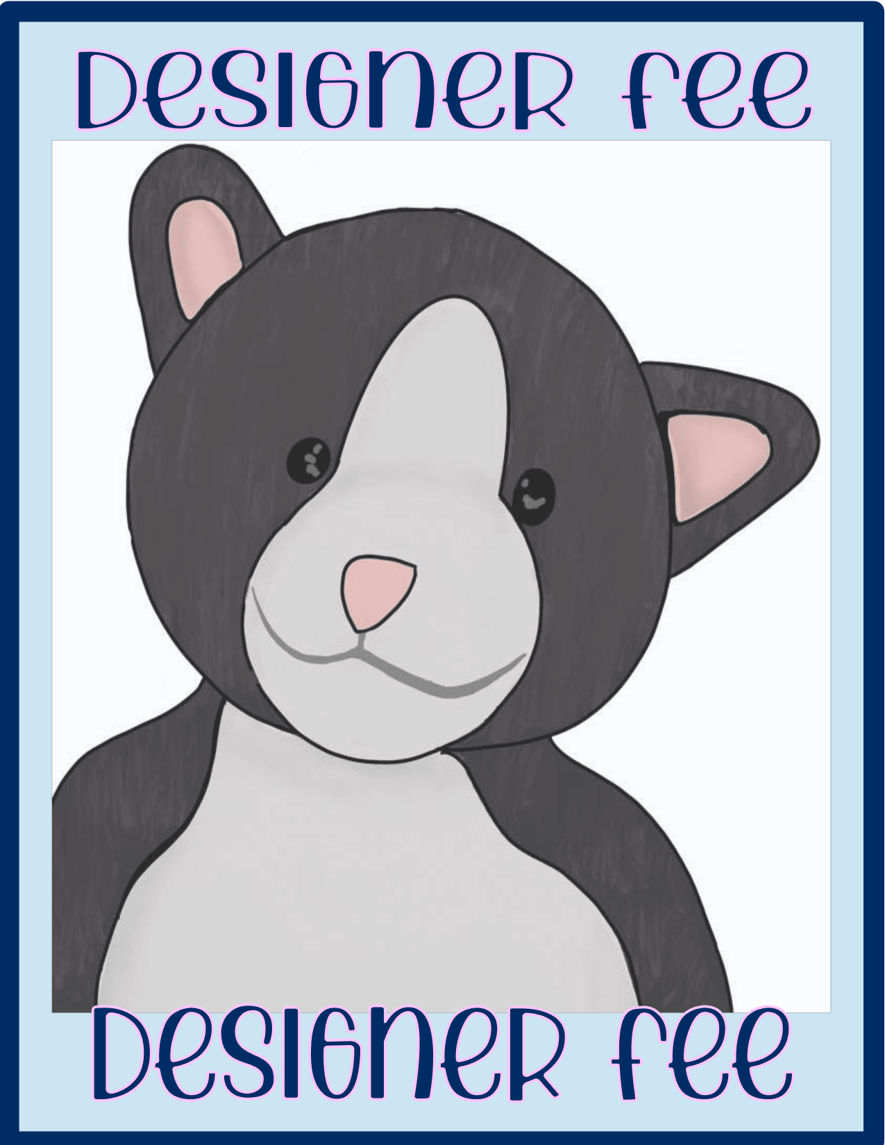 CUSTOM DESIGNER FEE & MOCK-UP - SoCuteINeedOneToo