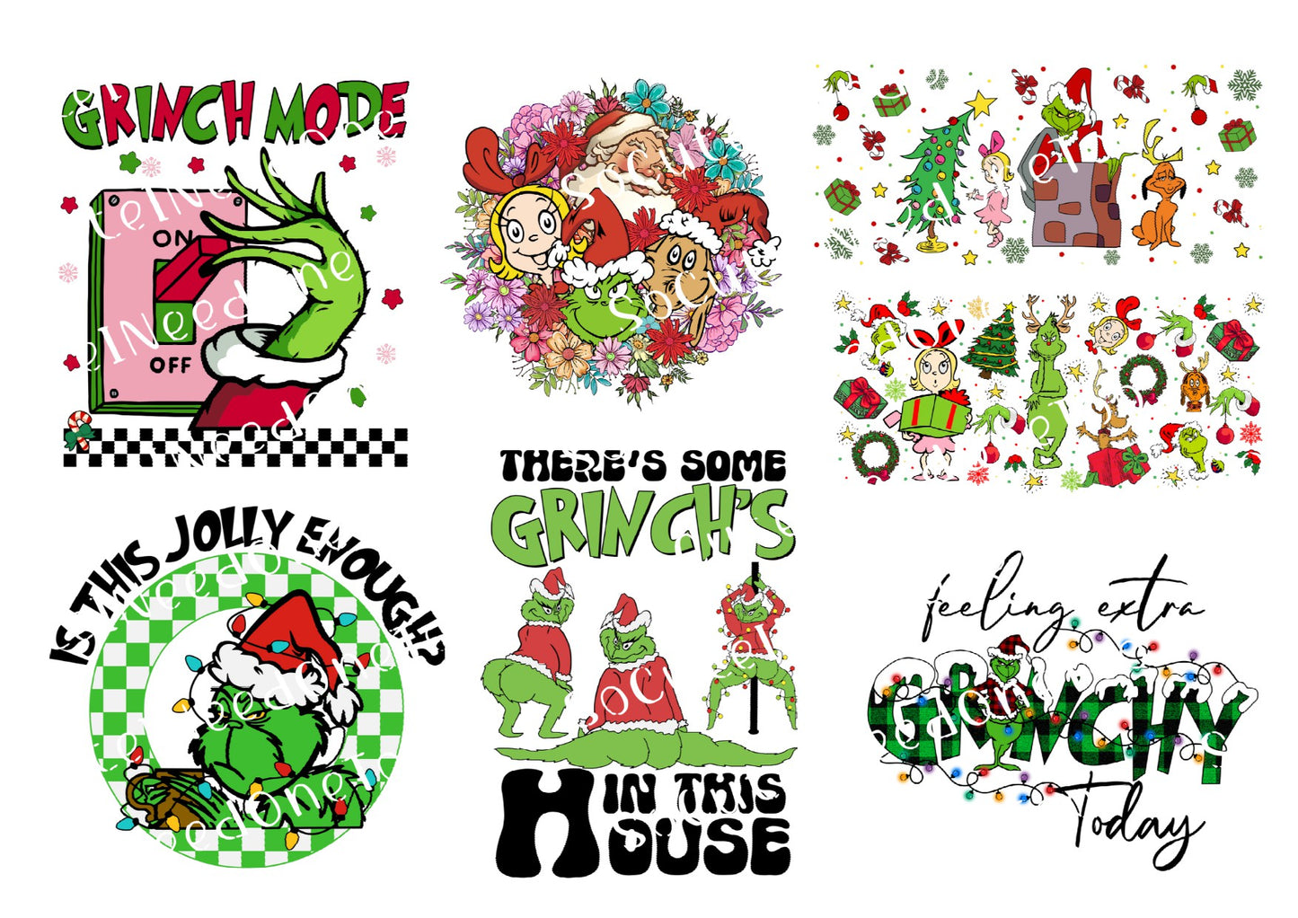 Grinch #59 Waterslide Decals - SoCuteINeedOneToo