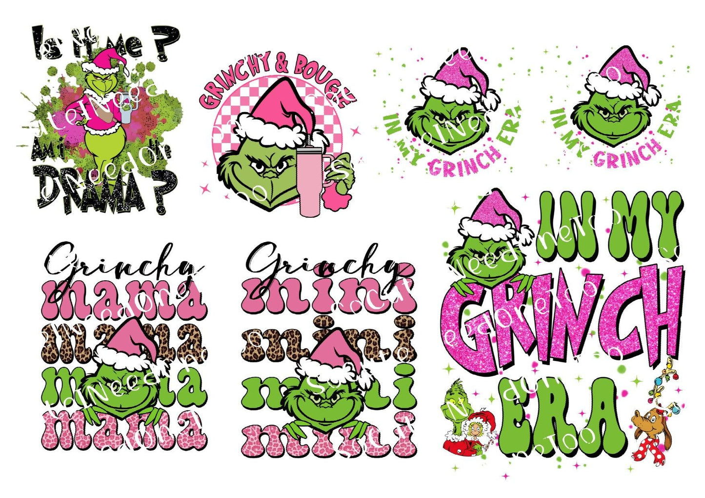 Grinch #63 Waterslide Decals - SoCuteINeedOneToo