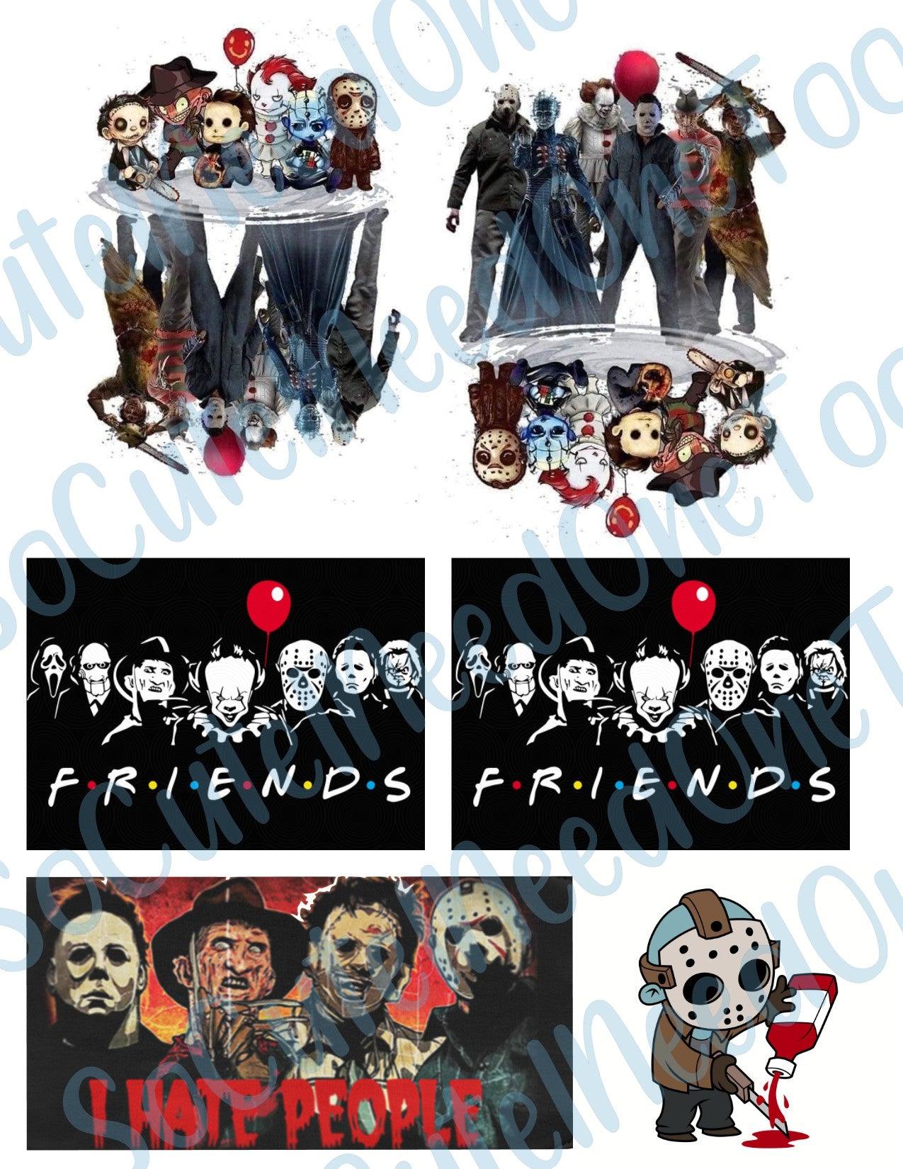 Halloween Friends Waterslide Decals - SoCuteINeedOneToo