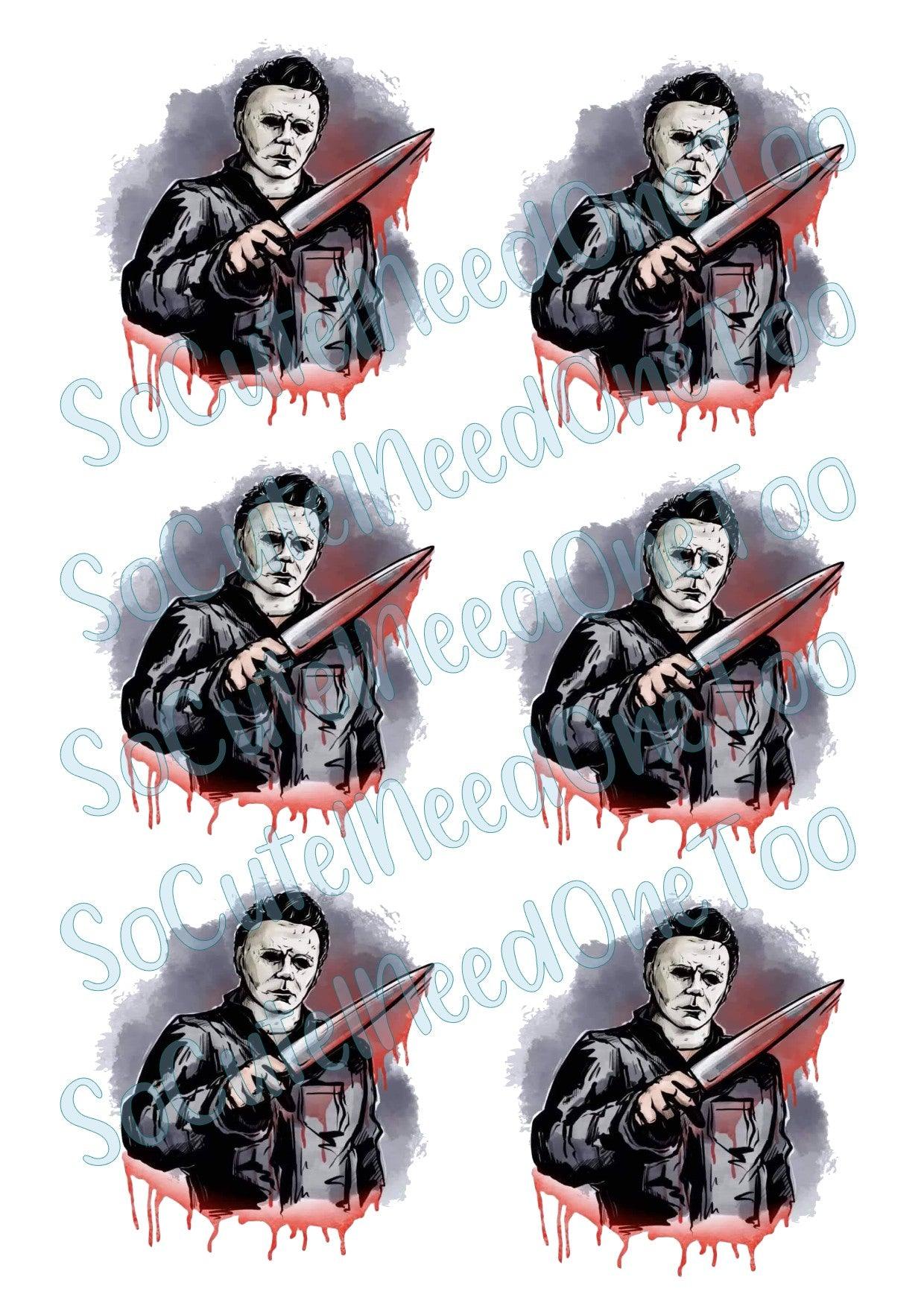 Horror - Michael Meyers Waterslide Decals - SoCuteINeedOneToo