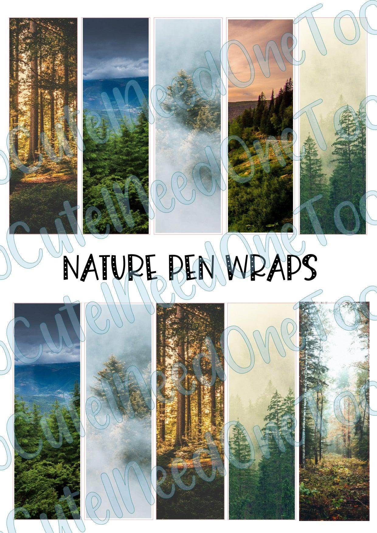 Nature Pen Wraps - SoCuteINeedOneToo