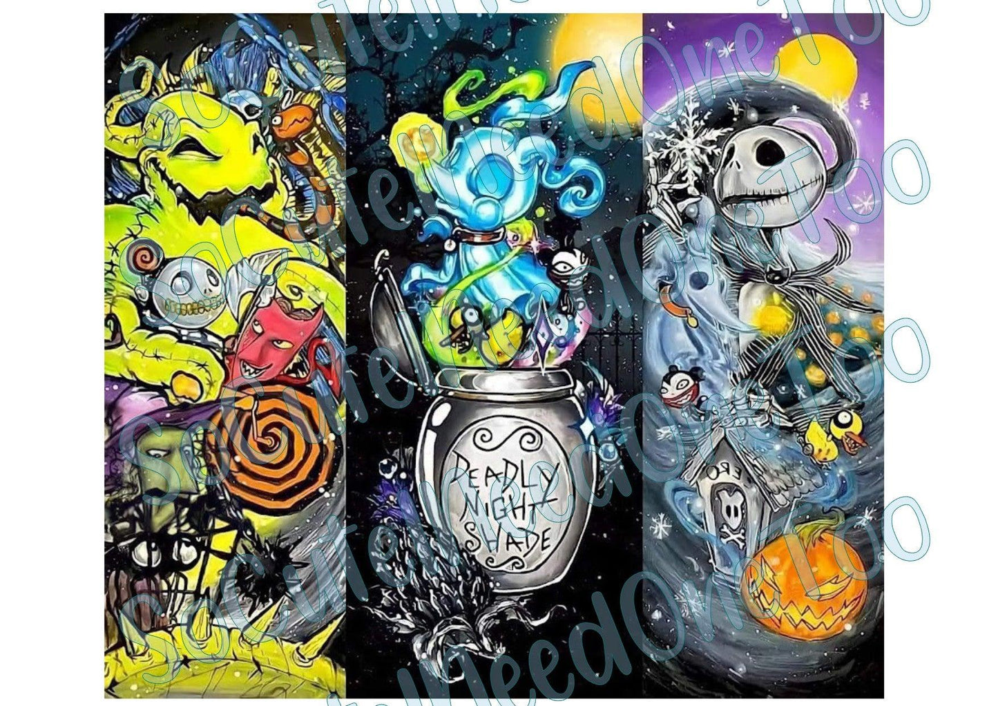 Nightmare Before Christmas - Deadly Night Shade Waterslide Wrap - SoCuteINeedOneToo