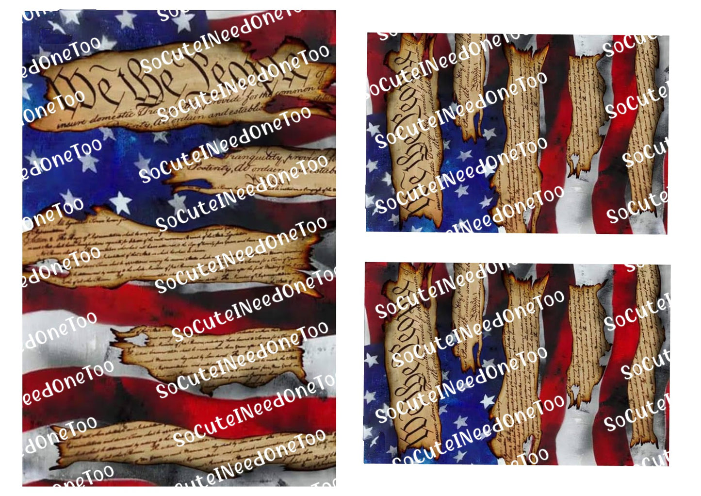 We The People Waterslide Decals - SoCuteINeedOneToo