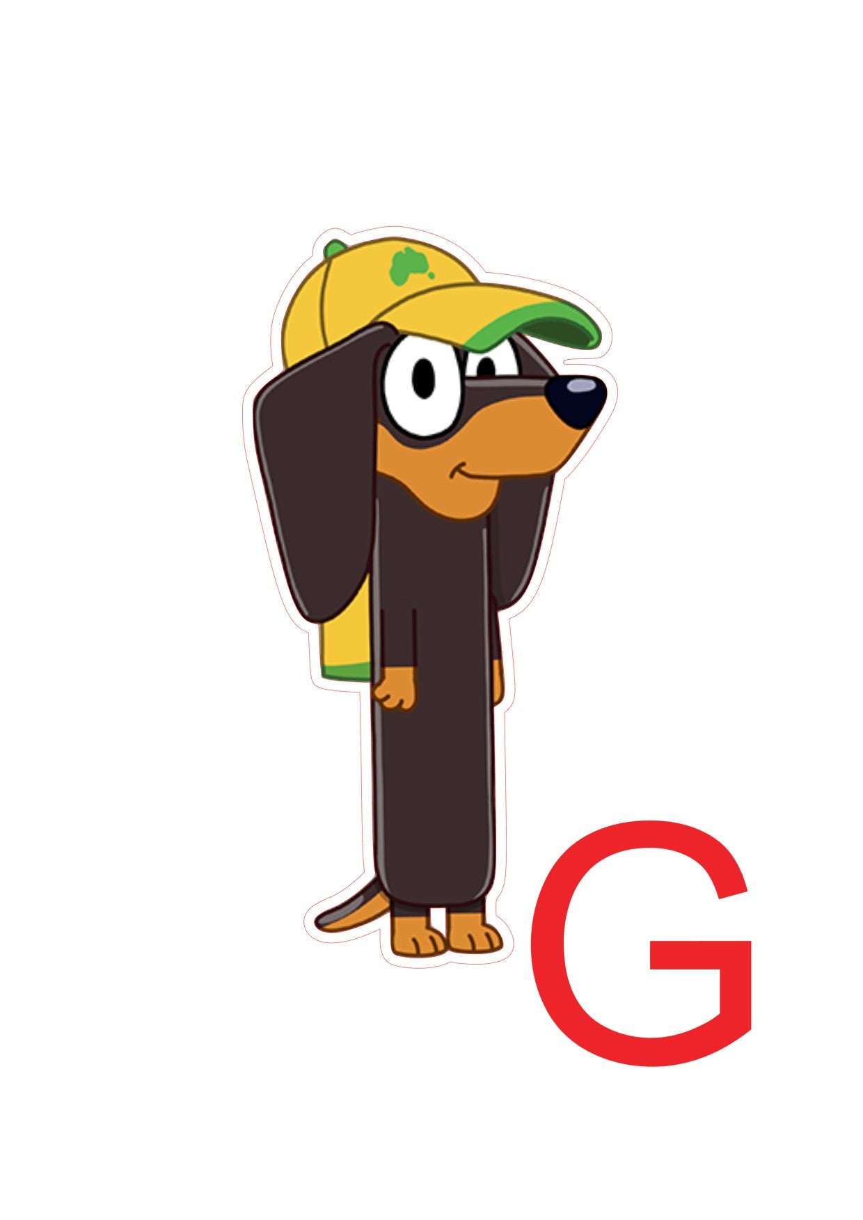 Bluey Big Stickers - Matte/Glossy Large Removable Stickers - Wall Decals - SoCuteINeedOneToo