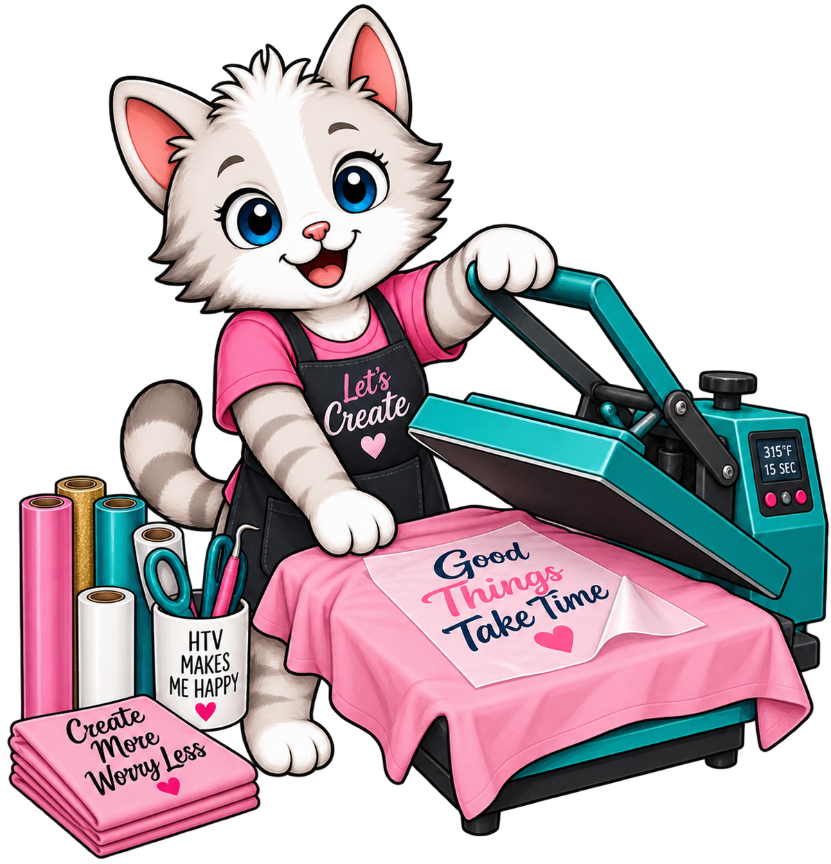 Custom order example – personalized iron-on transfer project