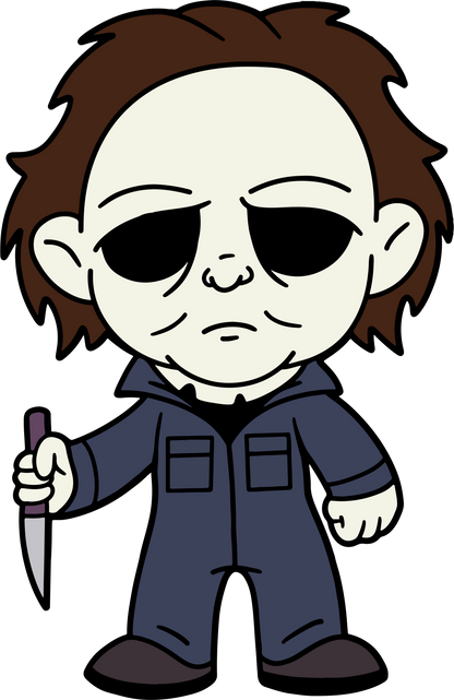 Chibi Halloween sticker #2 - cute die-cut vinyl sticker