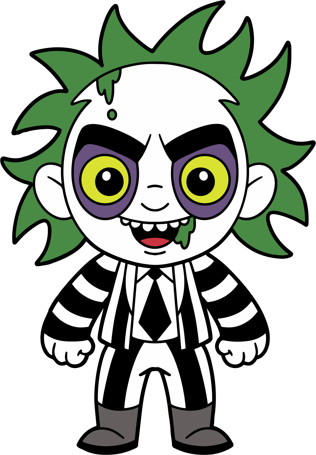 Chibi Halloween sticker #8 - cute die-cut vinyl sticker