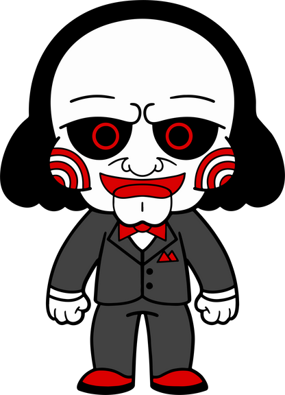 Chibi Halloween sticker #1 - cute die-cut vinyl sticker