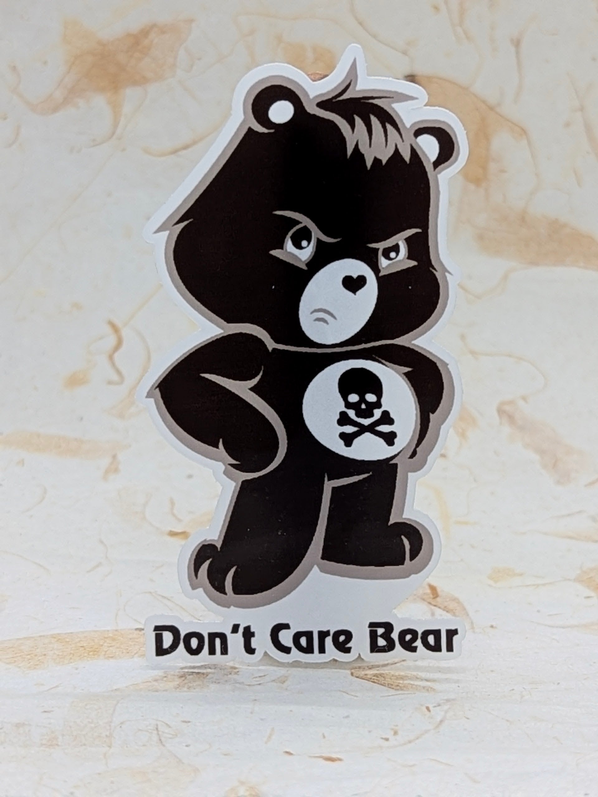  Care Bear Sticker - Don't Care Bear Sticker socuteineedonetoo