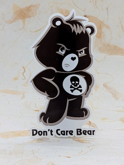  Care Bear Sticker - Don't Care Bear Sticker socuteineedonetoo