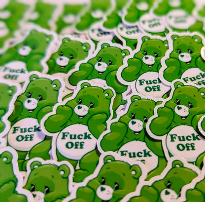 CareBears-Fuck Off Sticker
