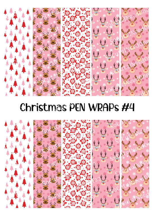 Christmas Pen Wraps #4