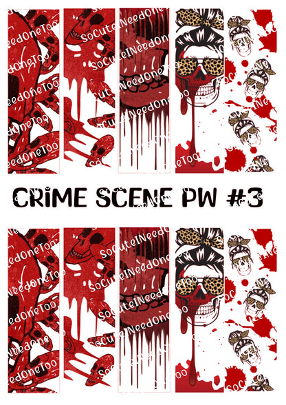 Envoltorios para bolígrafos de escena del crimen n.° 1 