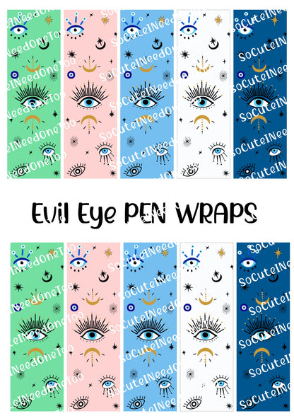 Evil Eye Pen Wraps