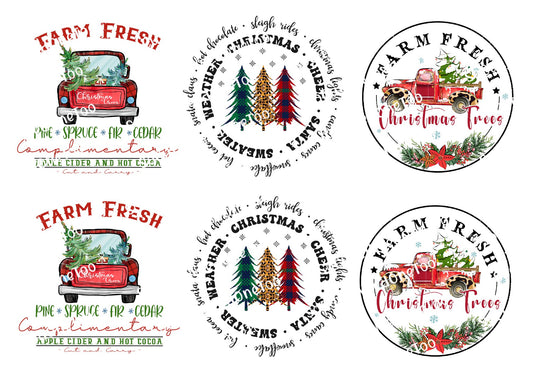 Farm Fresh - Apple Cider - Waterslide Decals - SoCuteINeedOneToo