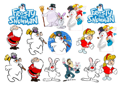 Frosty The Snowman Waterslide Decals - SoCuteINeedOneToo
