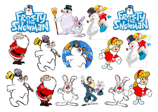 Frosty The Snowman Waterslide Decals - SoCuteINeedOneToo