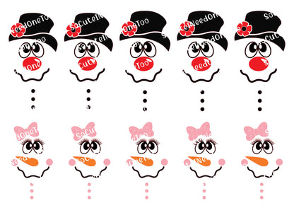 Frosty The Snowman Waterslide Decals - SoCuteINeedOneToo