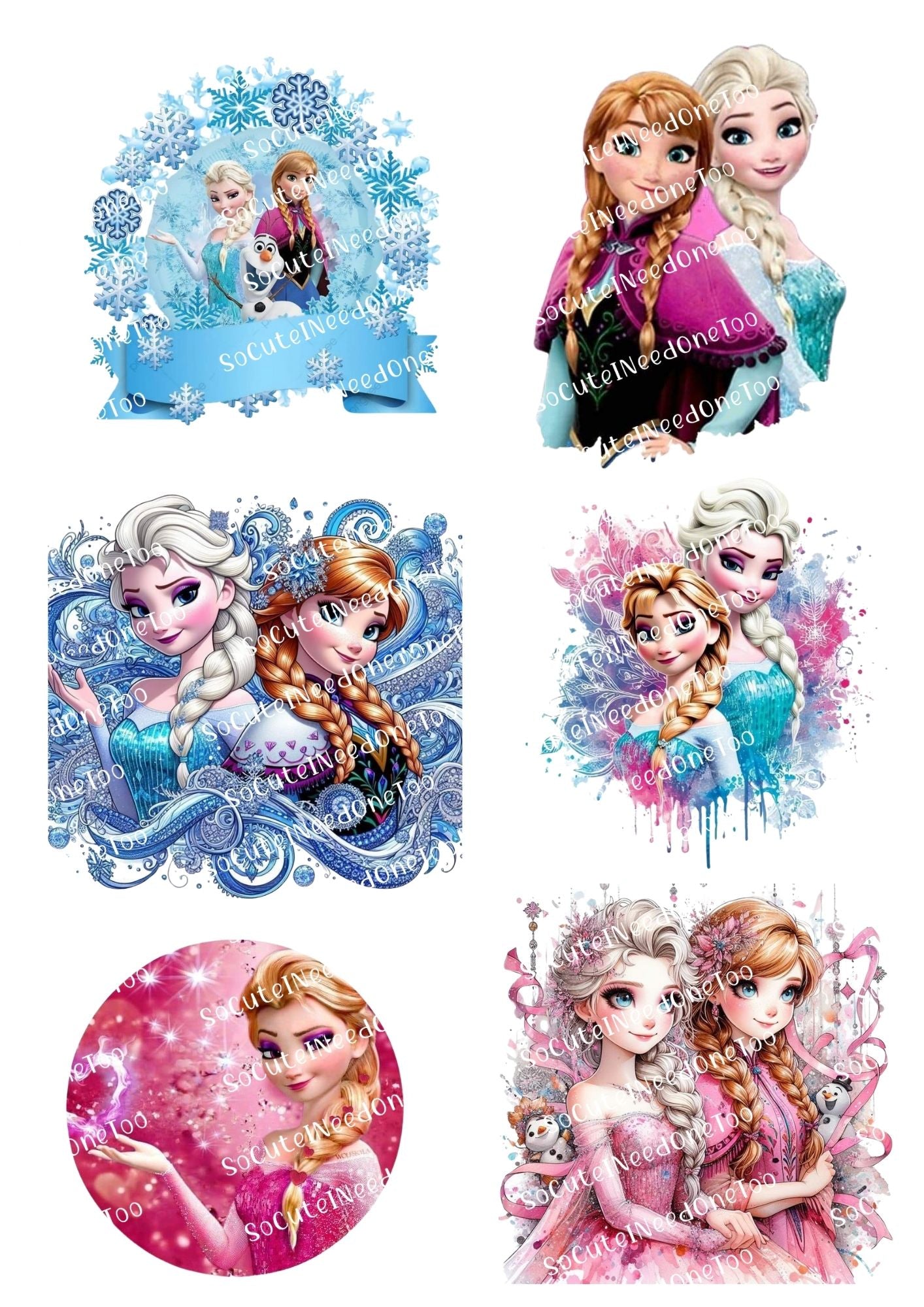 Frozen Collection of Waterslides - SoCuteINeedOneToo