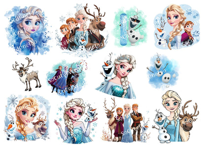 Calcomanías para toboganes acuáticos Frozen n.° 9 