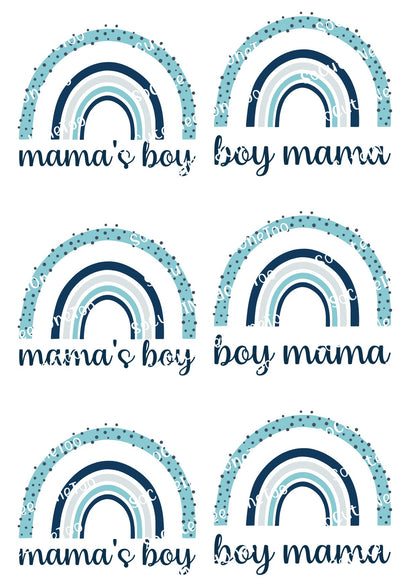 Colección de calcomanías para toboganes de agua de Moma &amp; Moma's Boy 