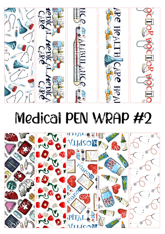 Medical Pen Wraps #2 – Healthcare Designs for Bic Pens