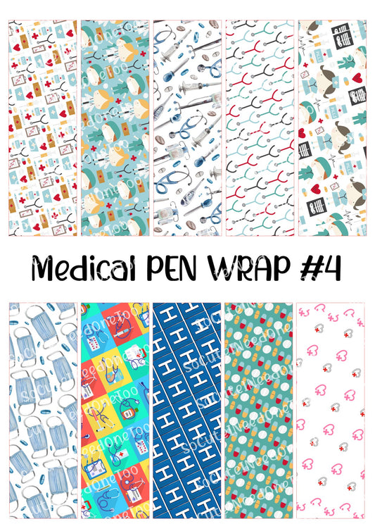 Medical Pen Wraps #4 – Healthcare Designs for Bic Pens