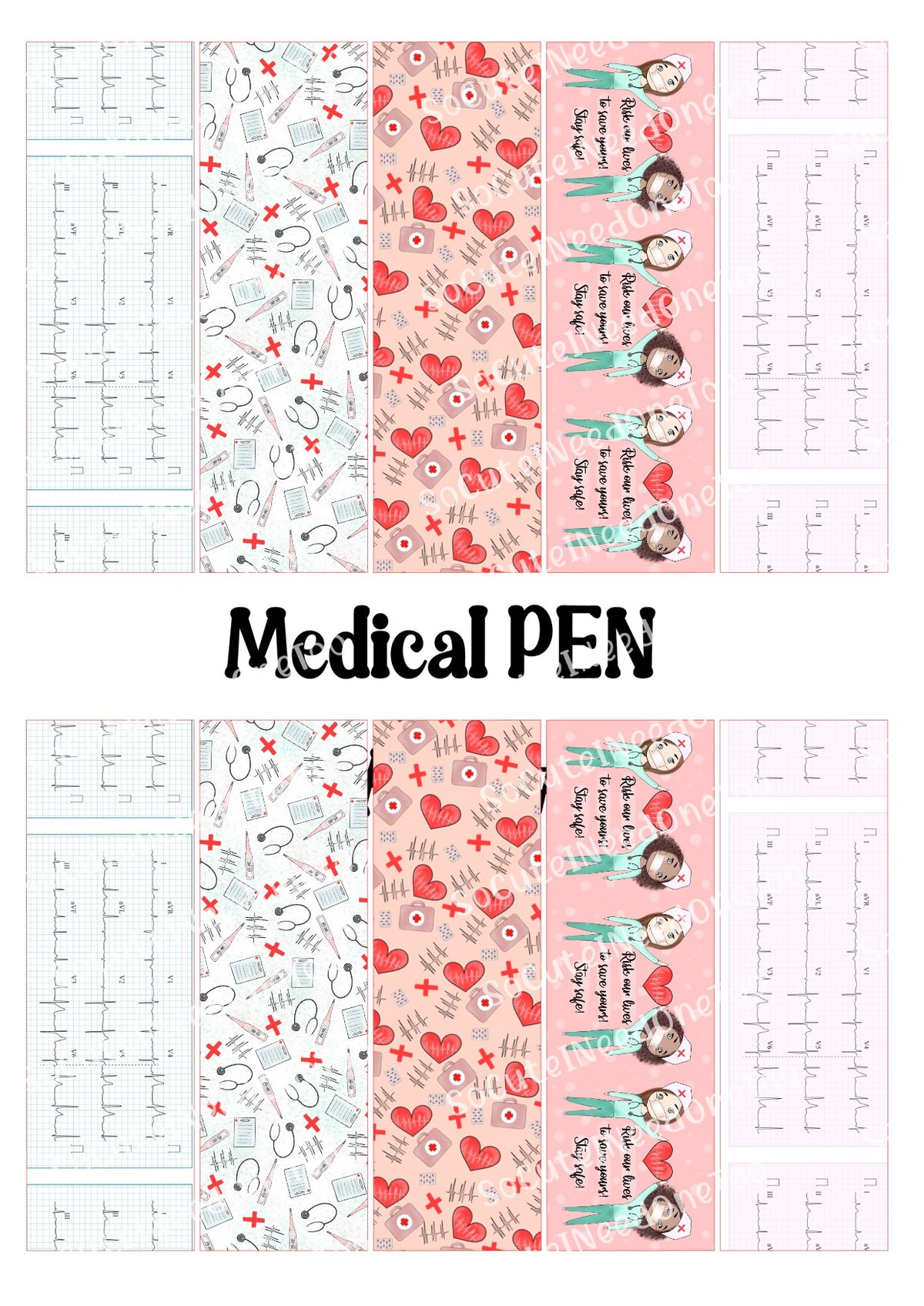 Medical Pen Wraps #6 – Healthcare Designs for Bic Pens