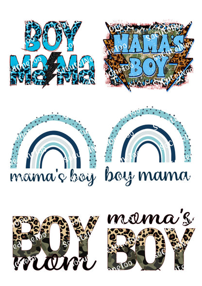 Colección de calcomanías para toboganes de agua de Moma &amp; Moma's Boy 