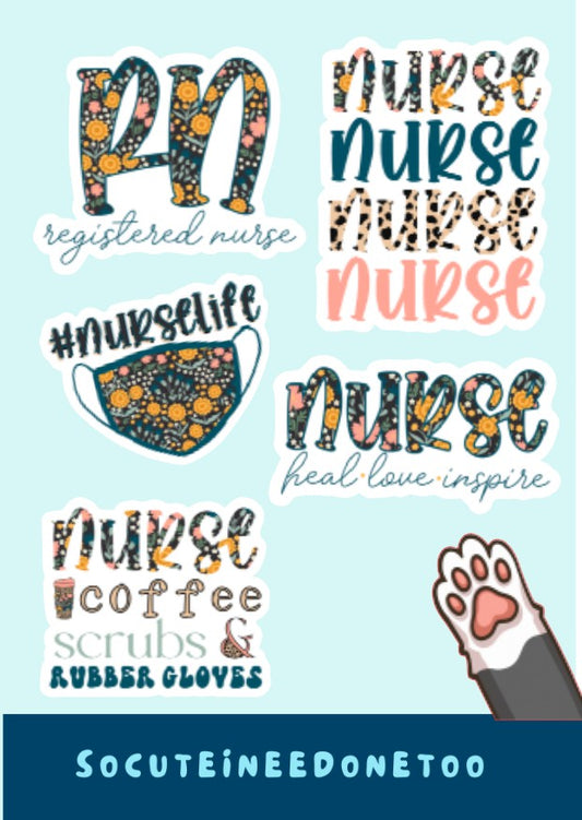 Nurse Life Stickers